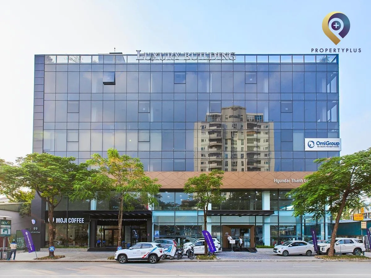 Toàn cảnh tòa nhà Luxury Office Võ Chí Công tại Tây Hồ